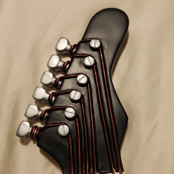 Guitar Headstock Wall Hooks Set Of 3 - Picture 13 of 15